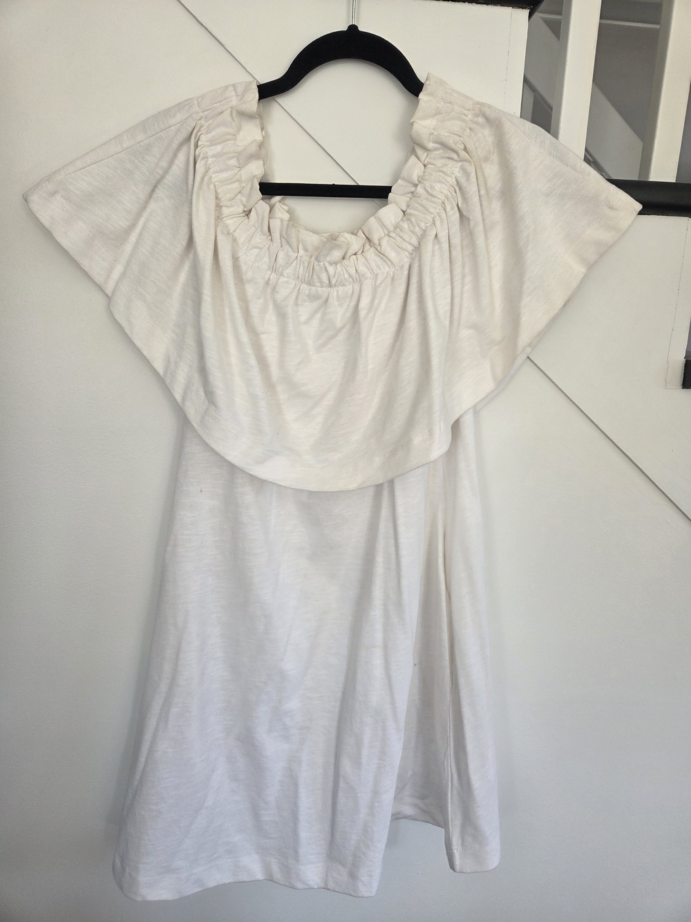 H&M Off-Shoulder White Summer Dress